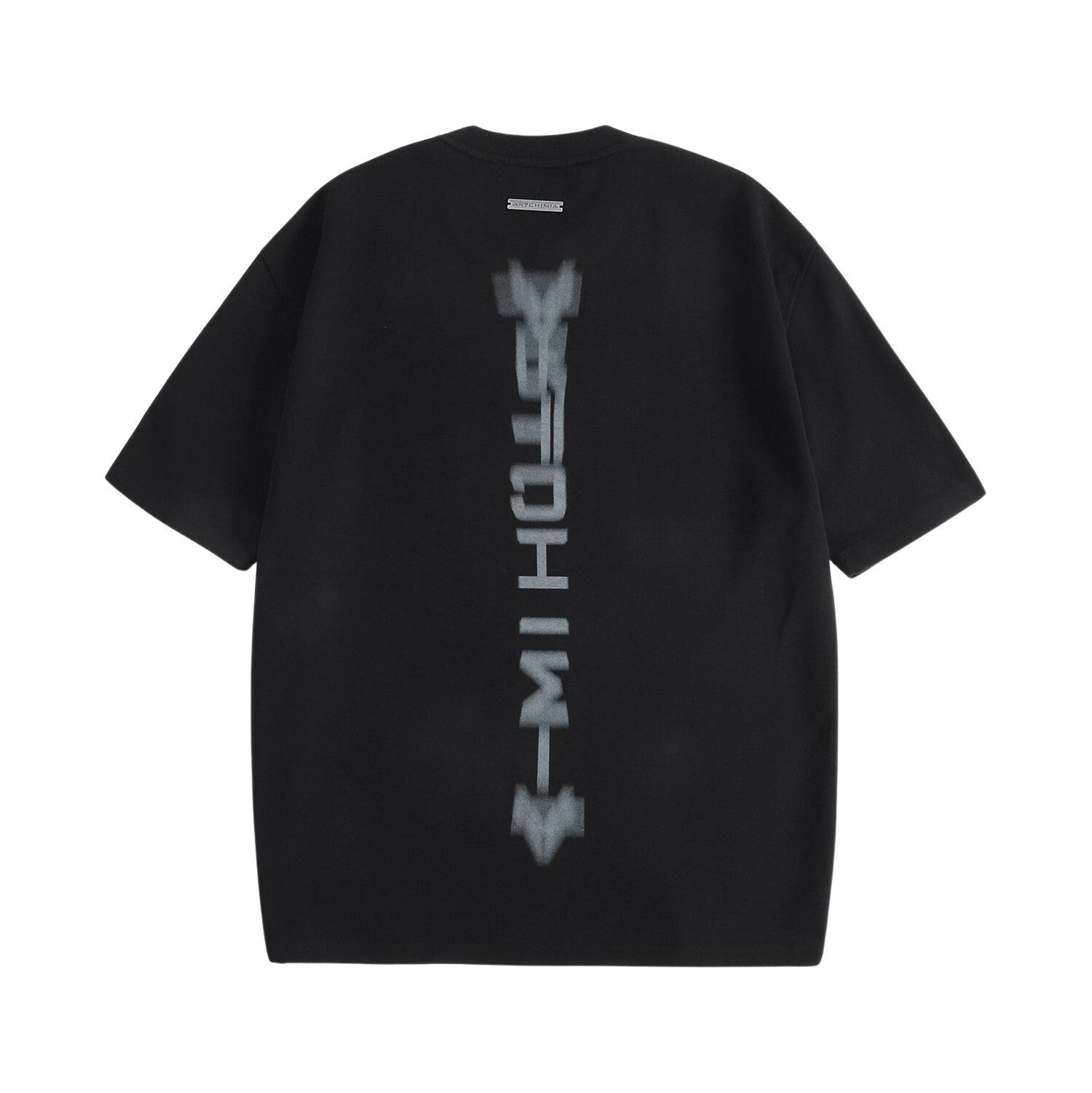 BLURRY FLIPPED LUXE OVERSIZED T-SHIRT