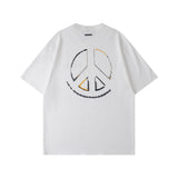 PEACE ART OVERSIZED T-SHIRT
