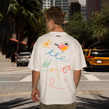 DON'T LOOK OVERSIZED T-SHIRT